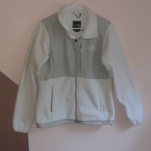 White north face jacket